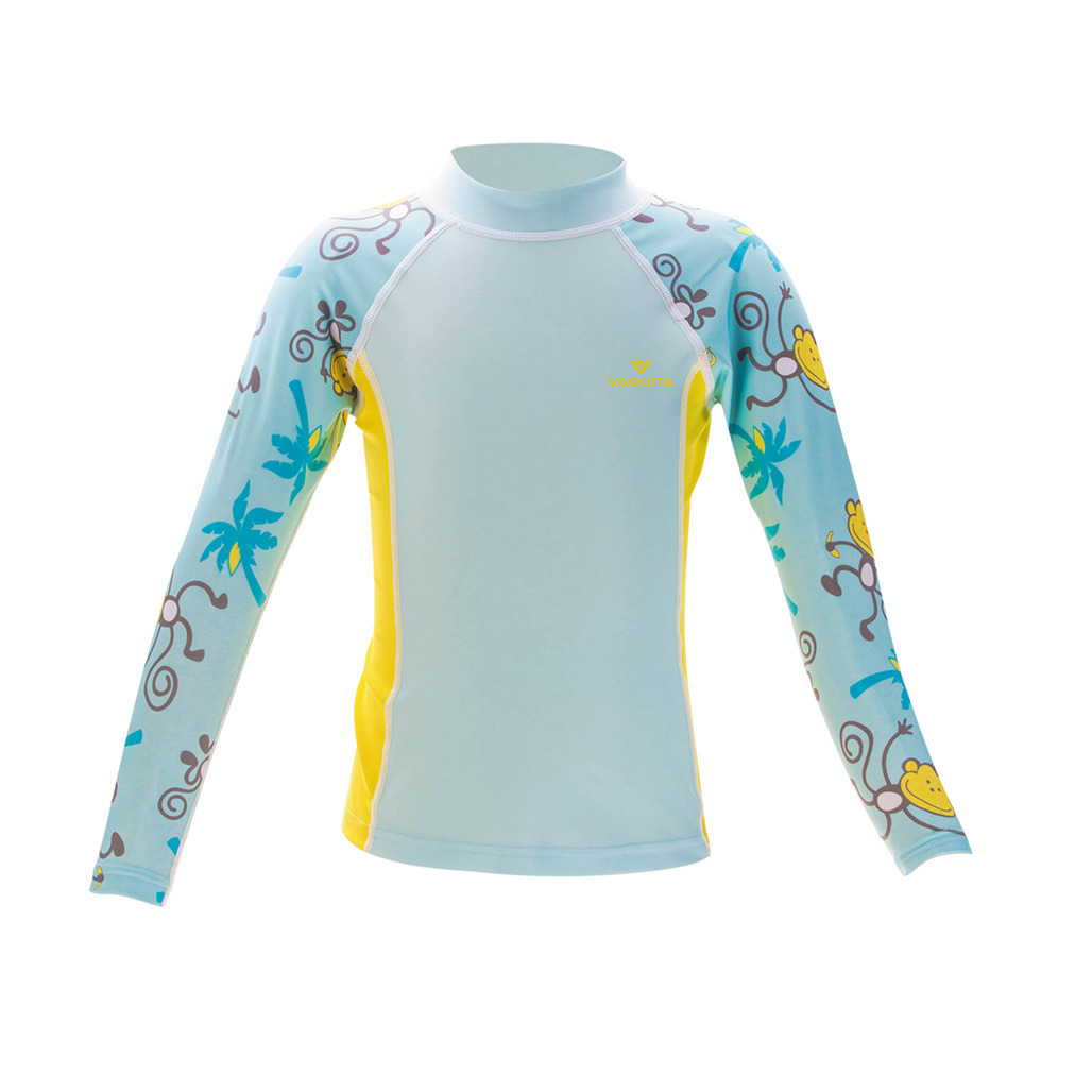 RASHGUARD VAQUITA Παιδικό, Σχέδιο Monkeys – Μακρύ Μανίκι