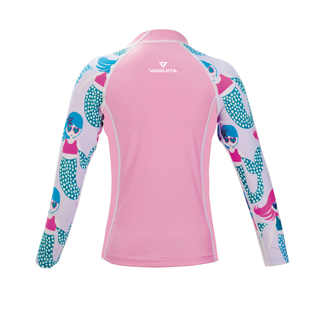 RASHGUARD VAQUITA Kids Mermaid Print - Long Sleeve